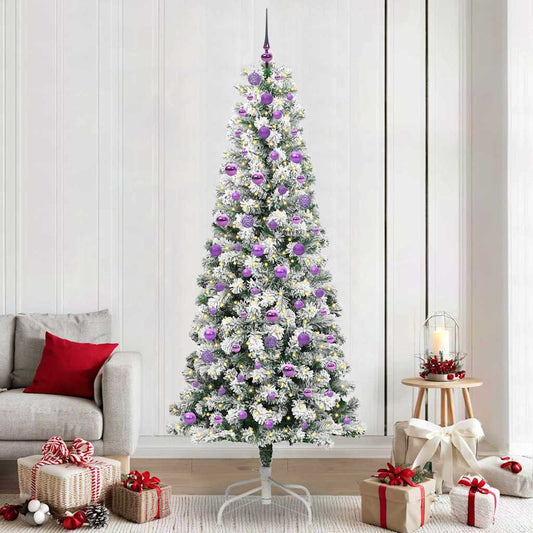 Artificial Hinged Christmas Tree 240 cm PVC