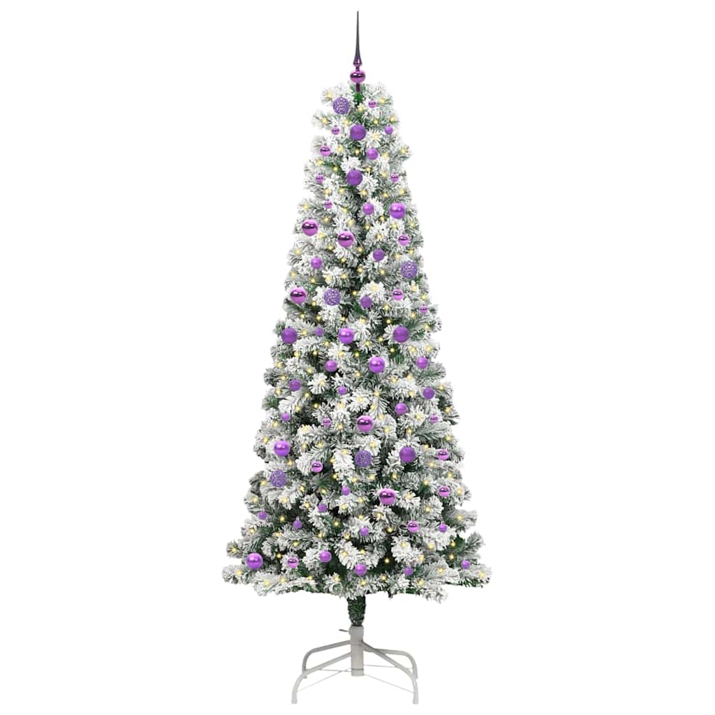 Artificial Hinged Christmas Tree 240 cm PVC