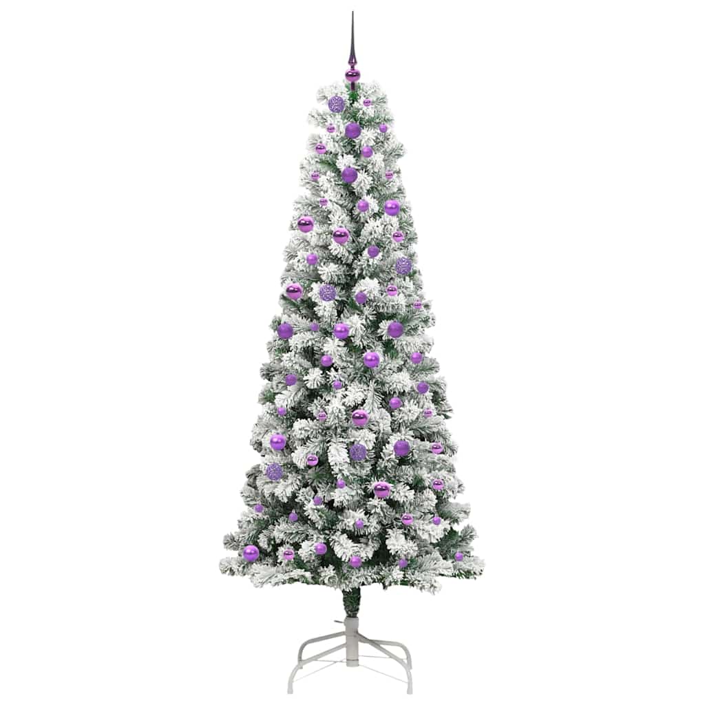 Artificial Hinged Christmas Tree 240 cm PVC