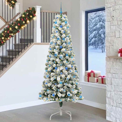Artificial Hinged Christmas Tree 240 cm PVC