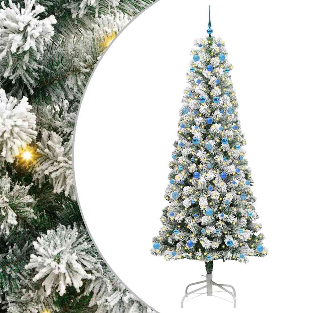 Artificial Hinged Christmas Tree 240 cm PVC