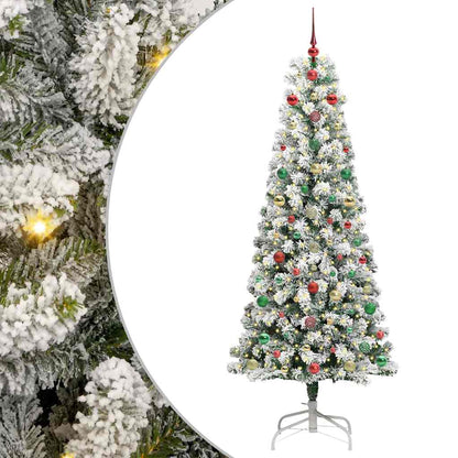 Artificial Hinged Christmas Tree 240 cm PVC