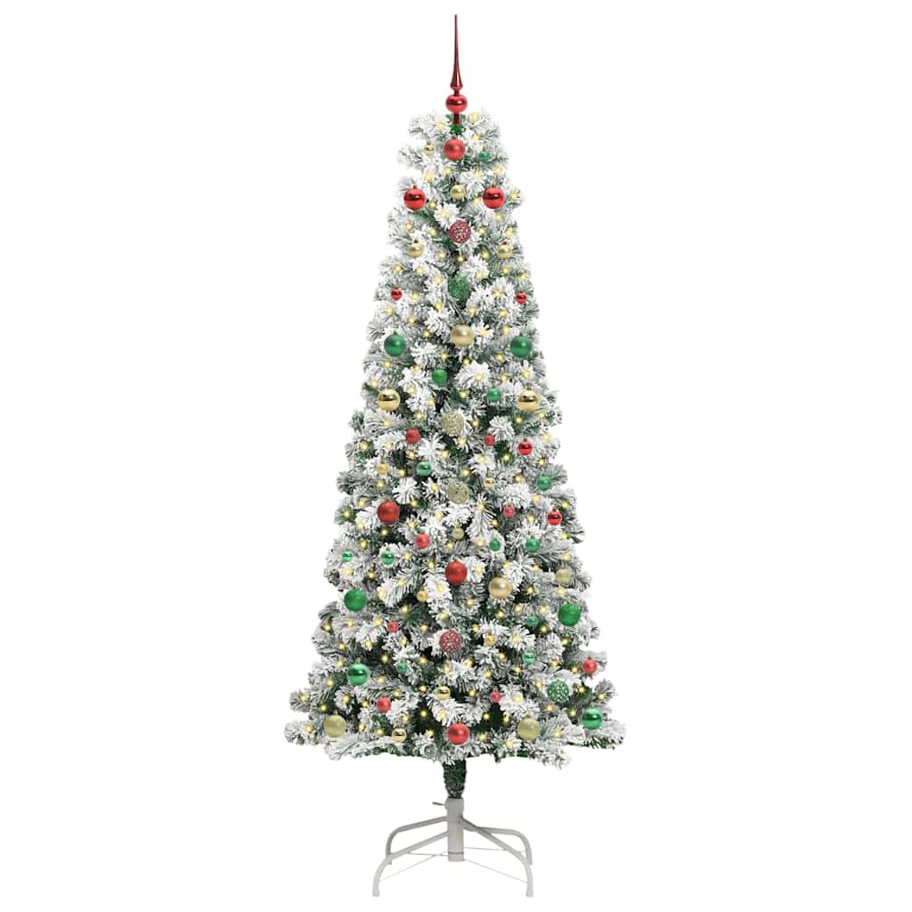 Artificial Hinged Christmas Tree 240 cm PVC