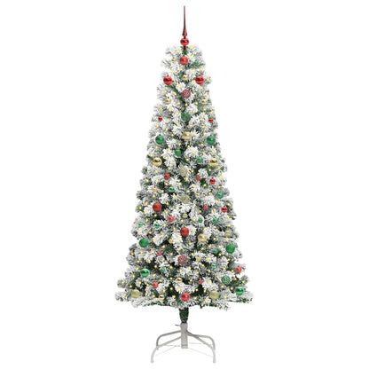 Artificial Hinged Christmas Tree 240 cm PVC
