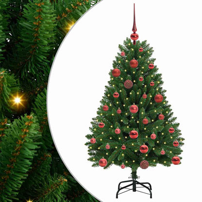 Artificial Christmas Tree with Stand Green 120 cm PVC and Metal