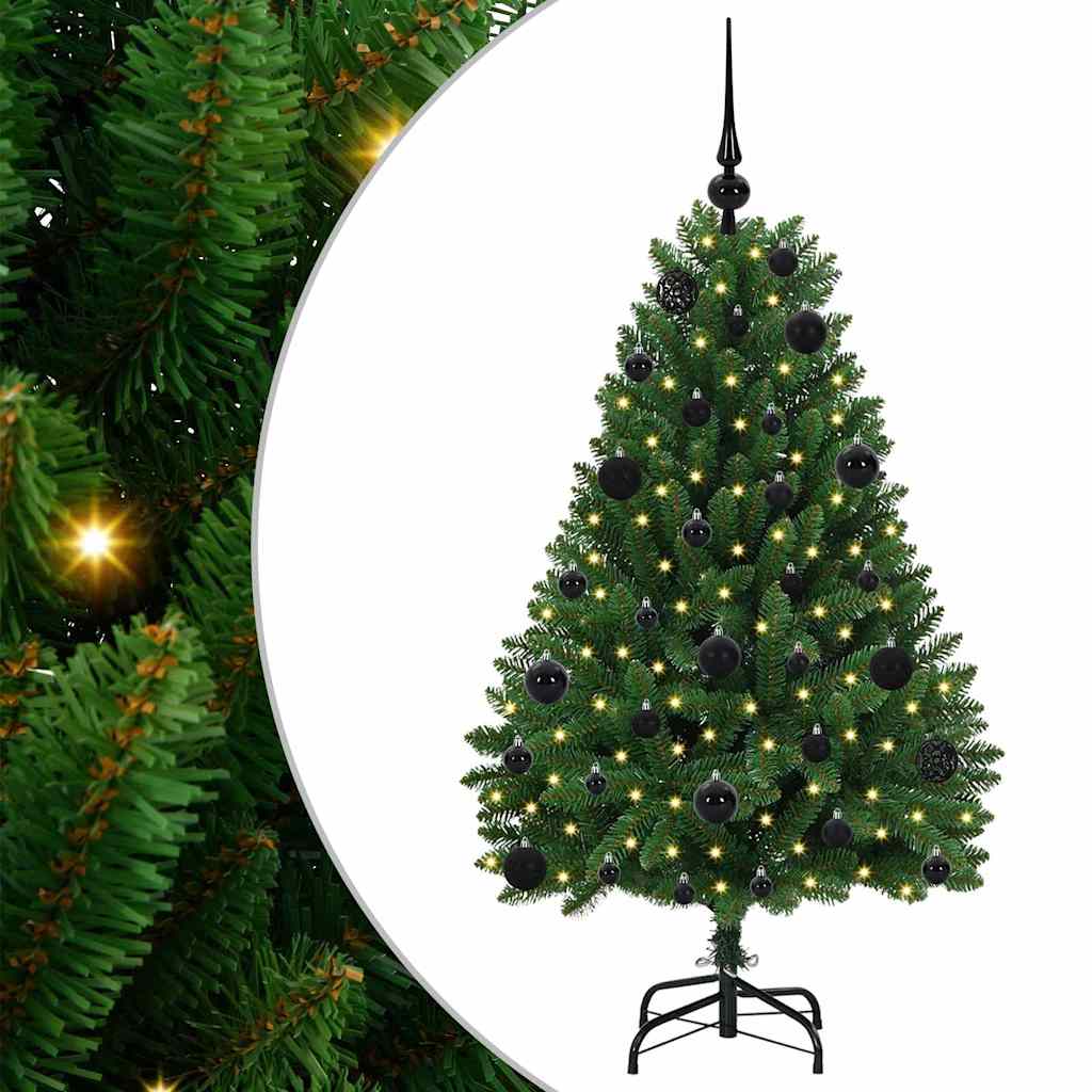 Artificial Christmas Tree Green 120 cm PVC and Metal