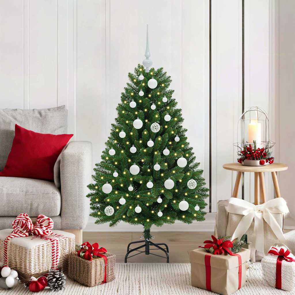 Artificial Christmas Tree Green 120 cm PVC and Metal