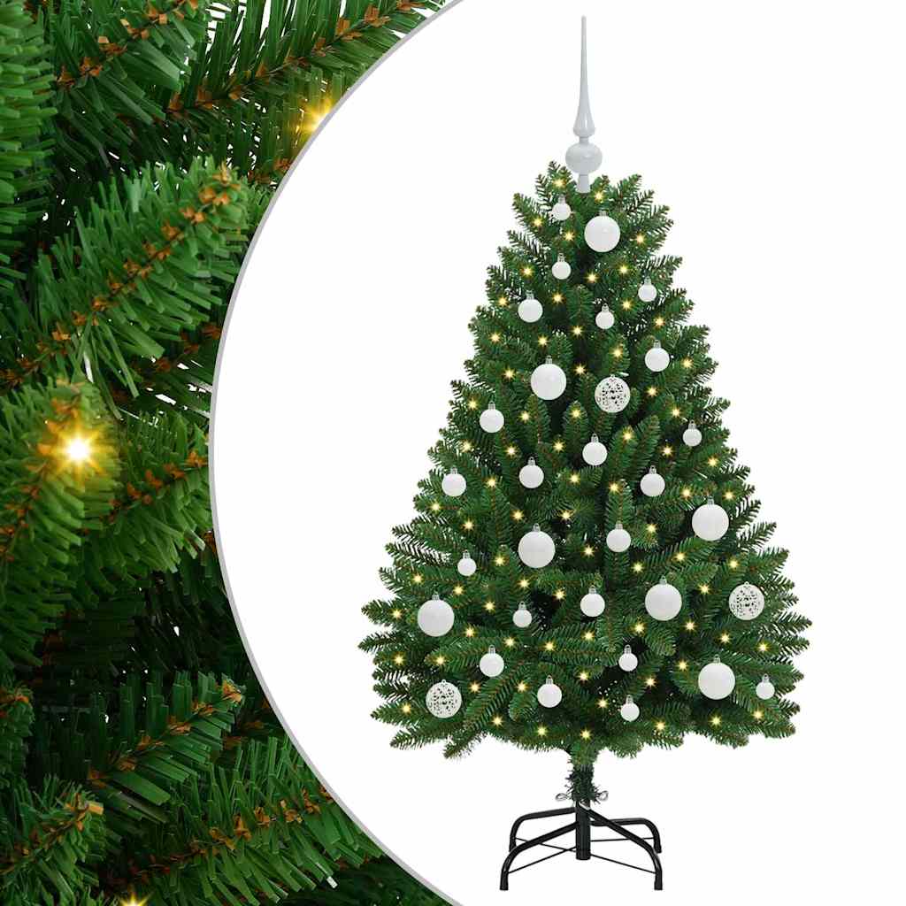 Artificial Christmas Tree Green 120 cm PVC and Metal