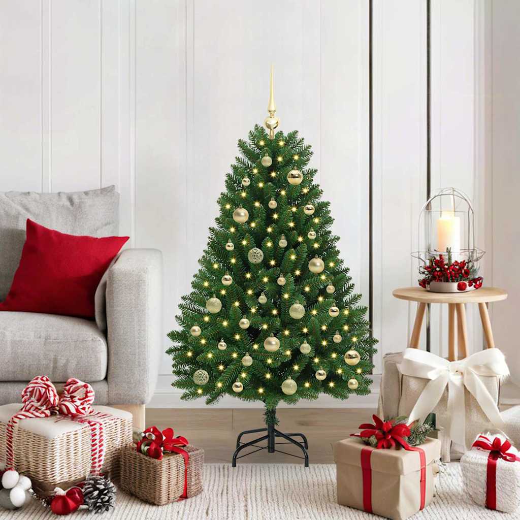 Artificial Christmas Tree Green 120 cm PVC and Metal