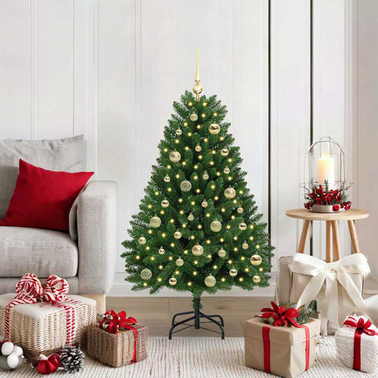 Artificial Christmas Tree Green 120 cm PVC and Metal
