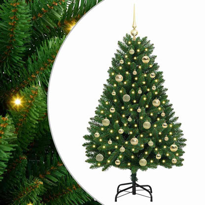Artificial Christmas Tree Green 120 cm PVC and Metal