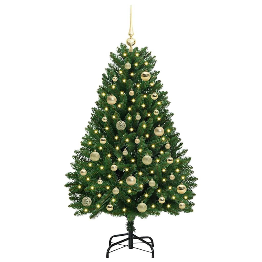 Artificial Christmas Tree Green 120 cm PVC and Metal