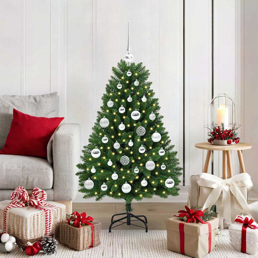 Artificial Christmas Tree Green 120 cm PVC and Metal