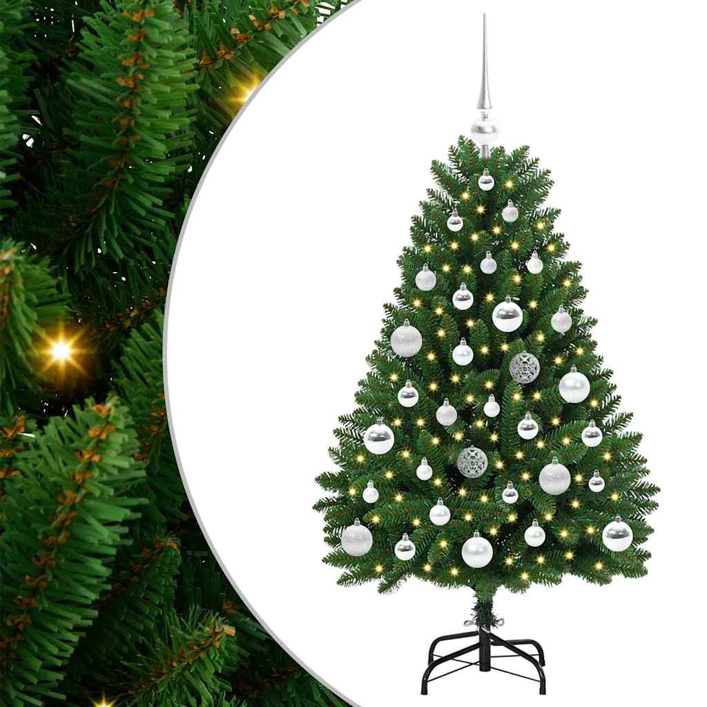 Artificial Christmas Tree Green 120 cm PVC and Metal