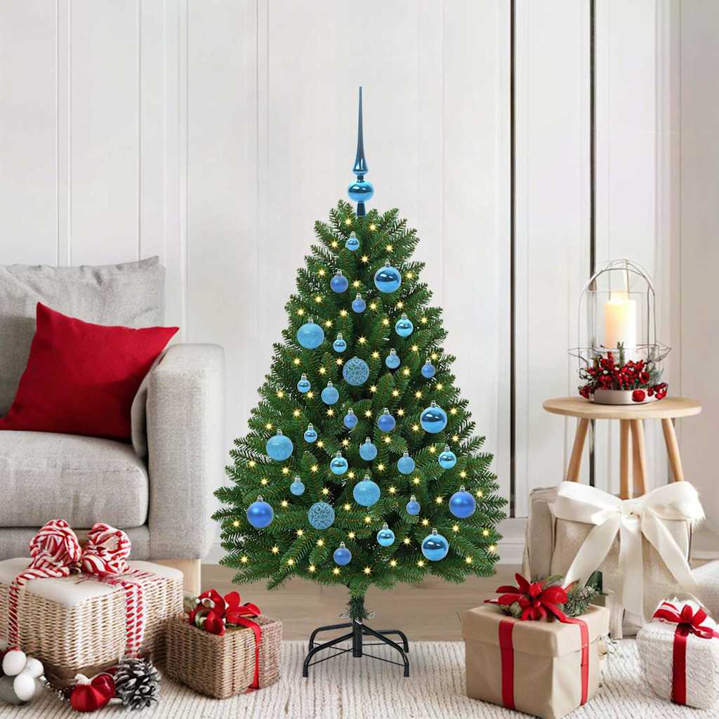 Artificial Christmas Tree Green 120 cm PVC and Metal
