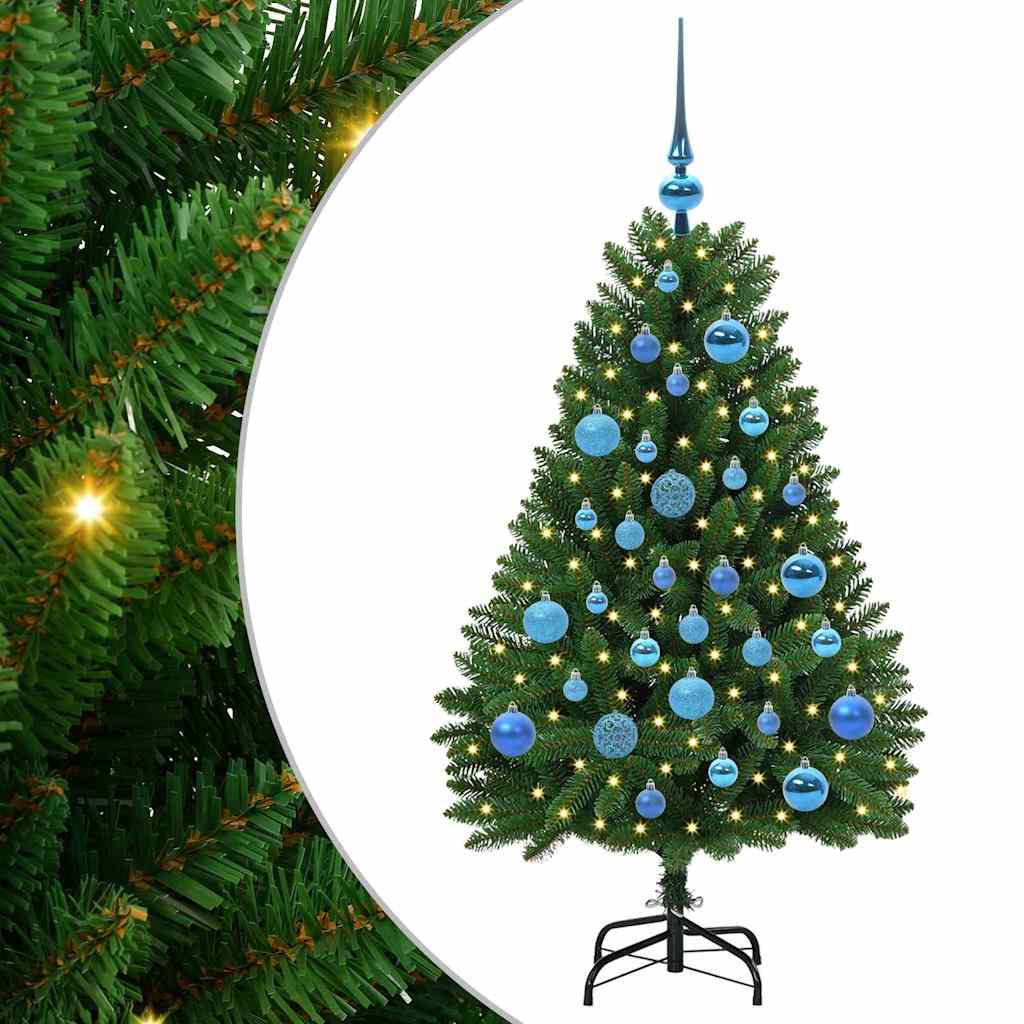 Artificial Christmas Tree Green 120 cm PVC and Metal