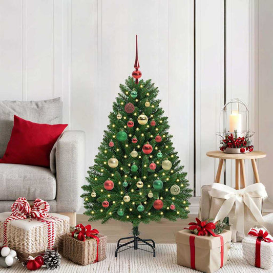 Artificial Christmas Tree Green 120 cm PVC and Metal