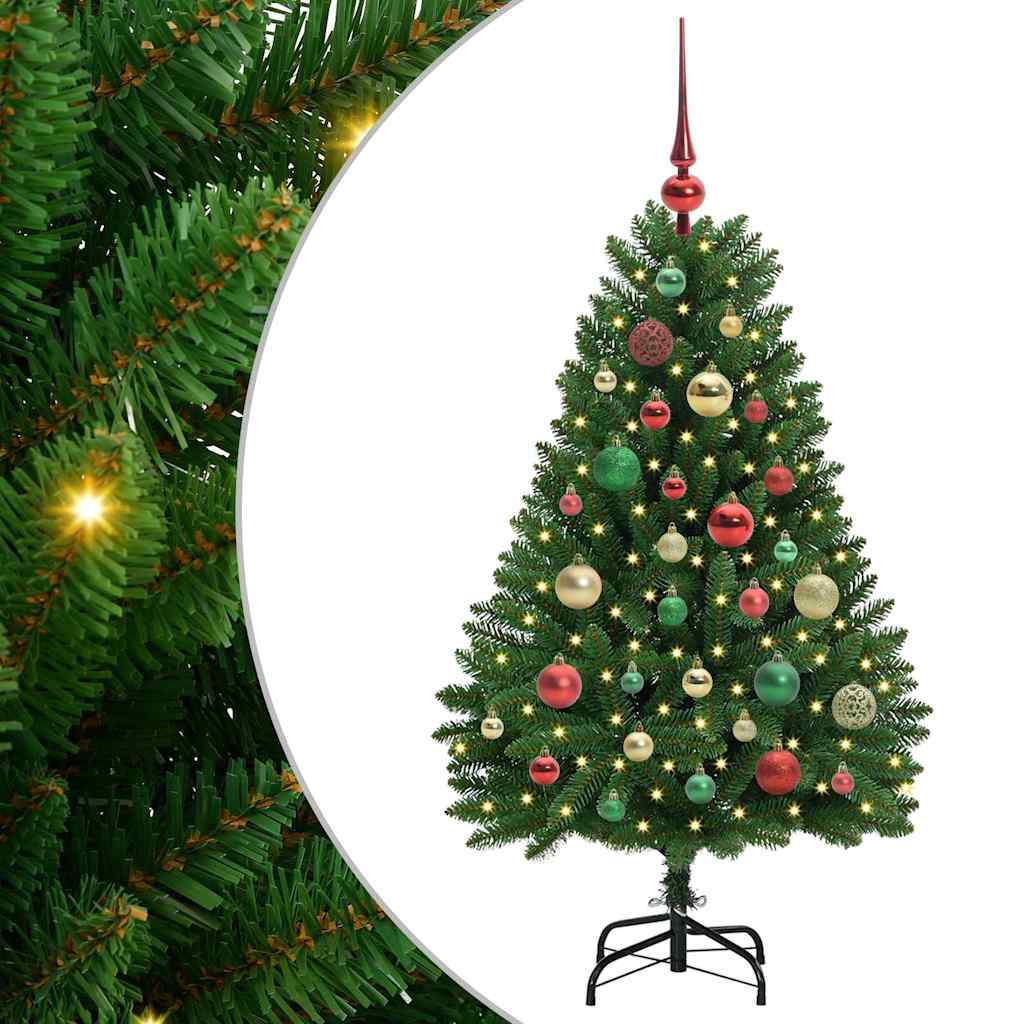 Artificial Christmas Tree Green 120 cm PVC and Metal