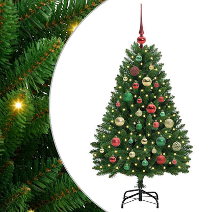 Artificial Christmas Tree Green 120 cm PVC and Metal