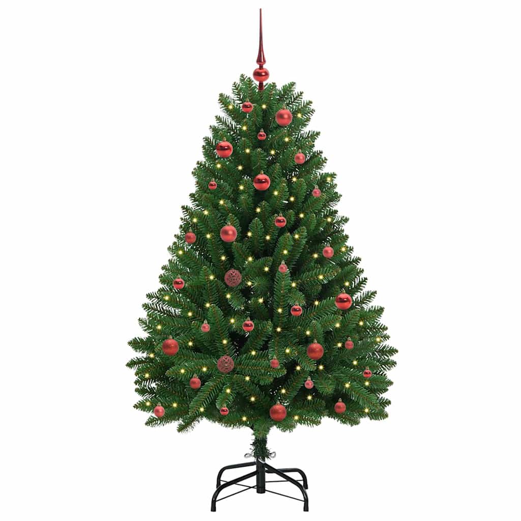 Artificial Christmas Tree Green 150 cm PVC and Metal