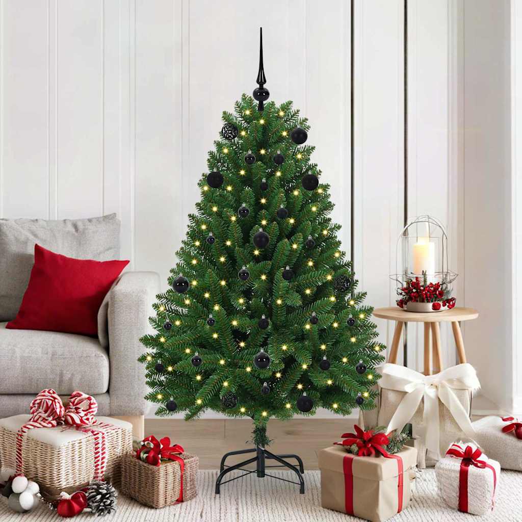 Artificial Christmas Tree Green 150 cm PVC and Metal