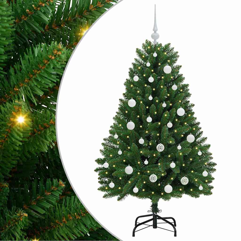 Artificial Christmas Tree Green 150 cm PVC and Metal