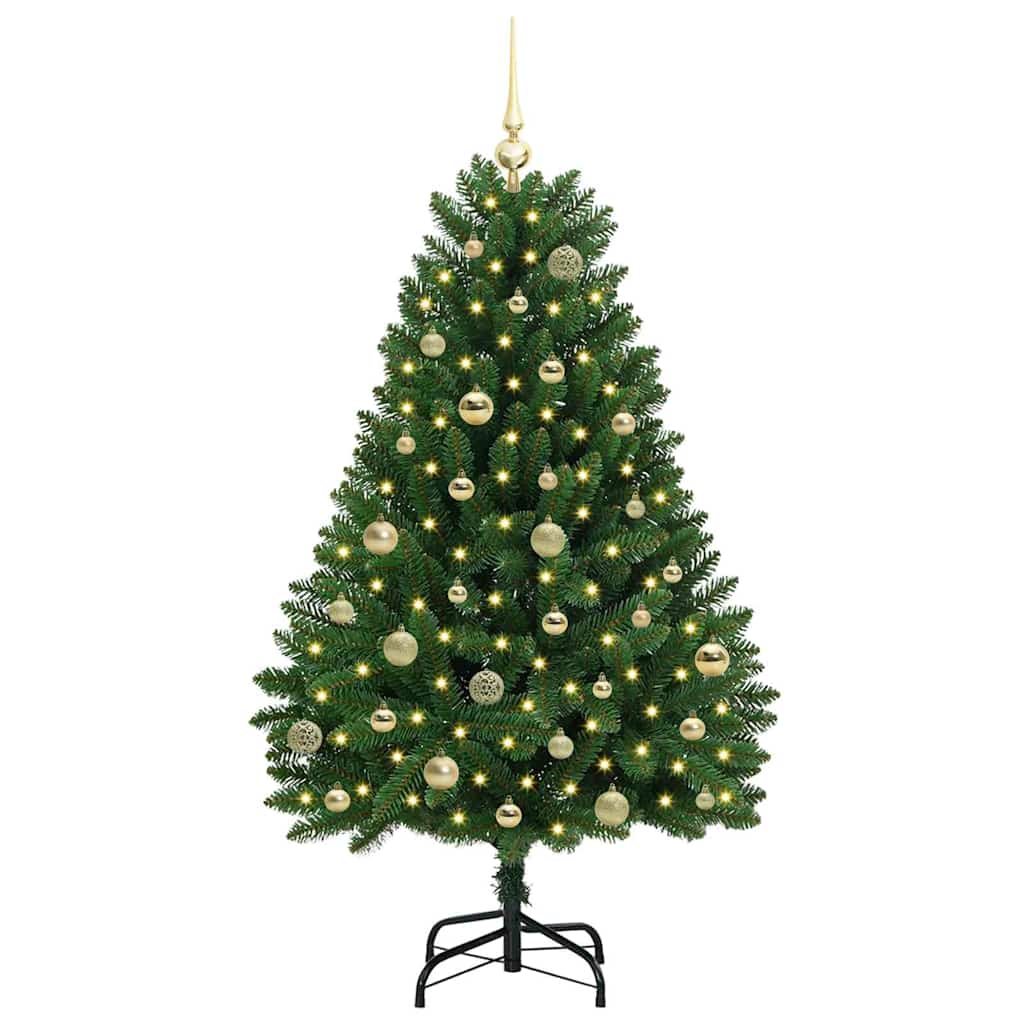 Artificial Christmas Tree Green 150 cm PVC and Metal
