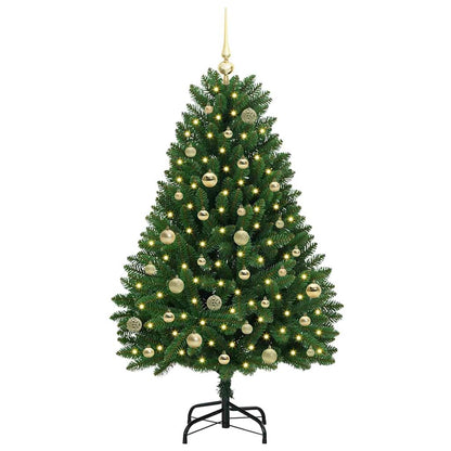 Artificial Christmas Tree Green 150 cm PVC and Metal