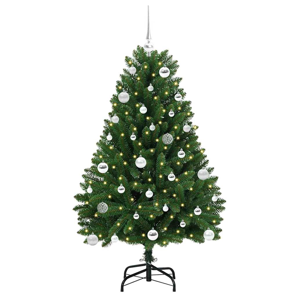Artificial Christmas Tree Green 150 cm PVC and Metal