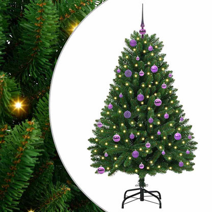 Artificial Christmas Tree with Stand Green 150 cm PVC and Metal