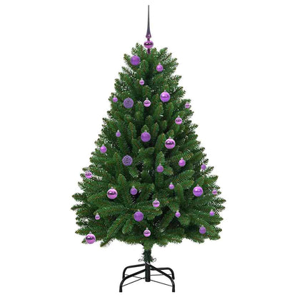 Artificial Christmas Tree with Stand Green 150 cm PVC and Metal