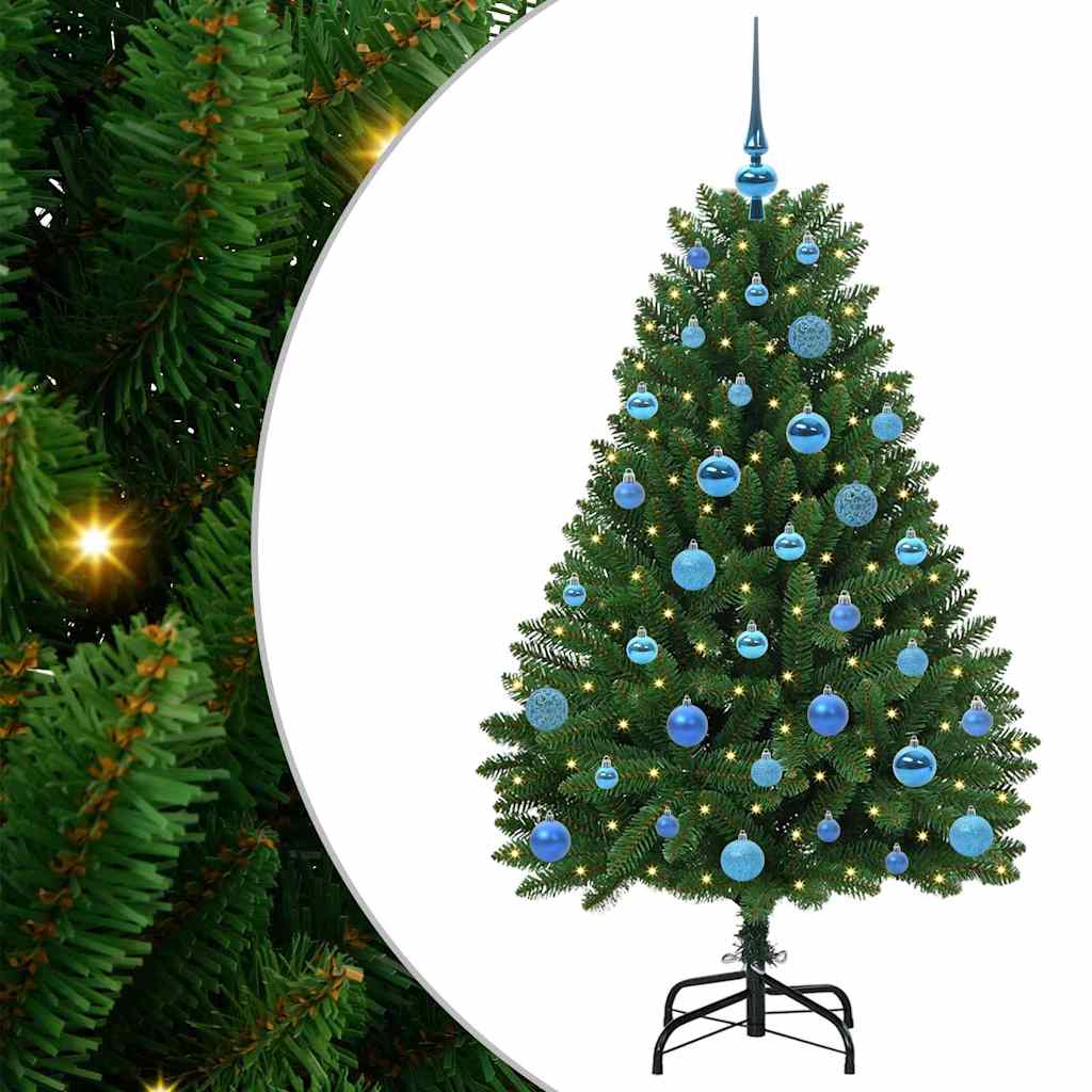 Artificial Christmas Tree Green 150 cm PVC and Metal