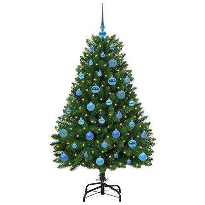 Artificial Christmas Tree Green 150 cm PVC and Metal