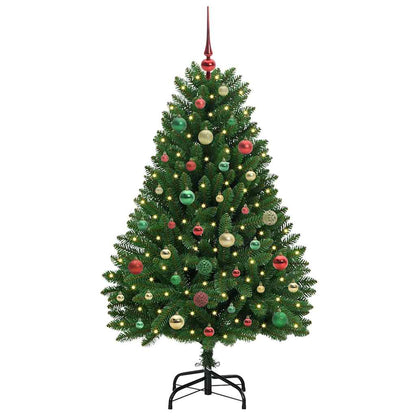 Artificial Christmas Tree Green 150 cm PVC and Metal