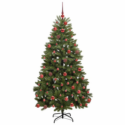 Artificial Christmas Tree Green 180 cm PVC and Metal