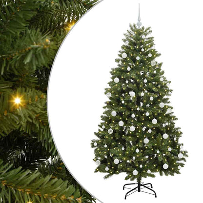 Artificial Christmas Tree Green 180 cm PVC and Metal