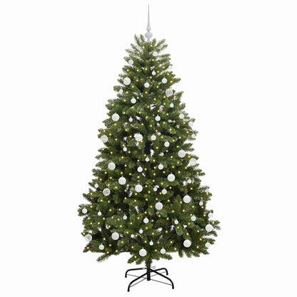 Artificial Christmas Tree Green 180 cm PVC and Metal