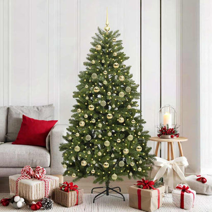 Artificial Christmas Tree Green 180 cm PVC and Metal