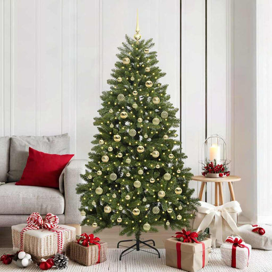 Artificial Christmas Tree Green 180 cm PVC and Metal