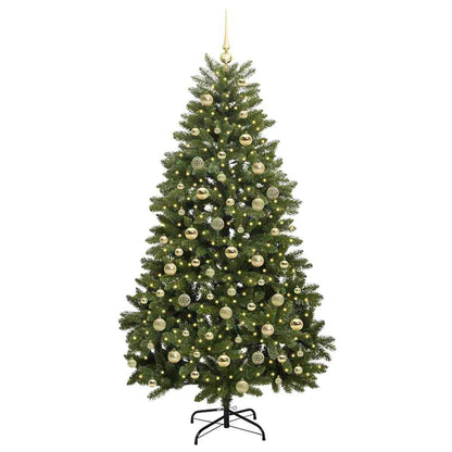 Artificial Christmas Tree Green 180 cm PVC and Metal