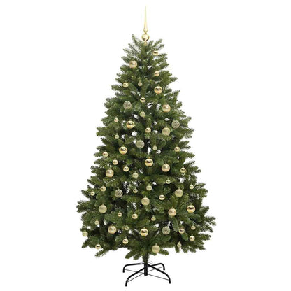 Artificial Christmas Tree Green 180 cm PVC and Metal