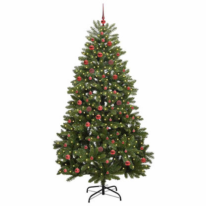 Artificial Christmas Tree Green 210 cm PVC and Metal