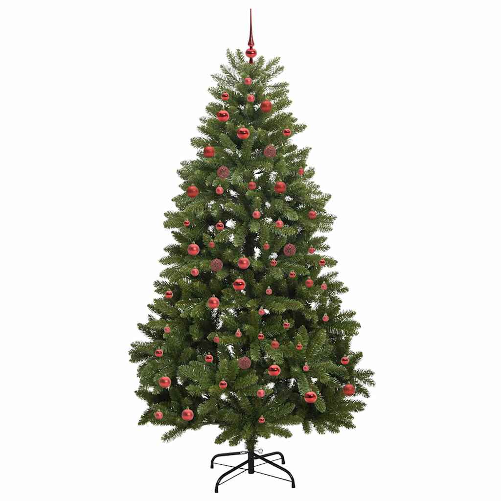 Artificial Christmas Tree Green 210 cm PVC and Metal