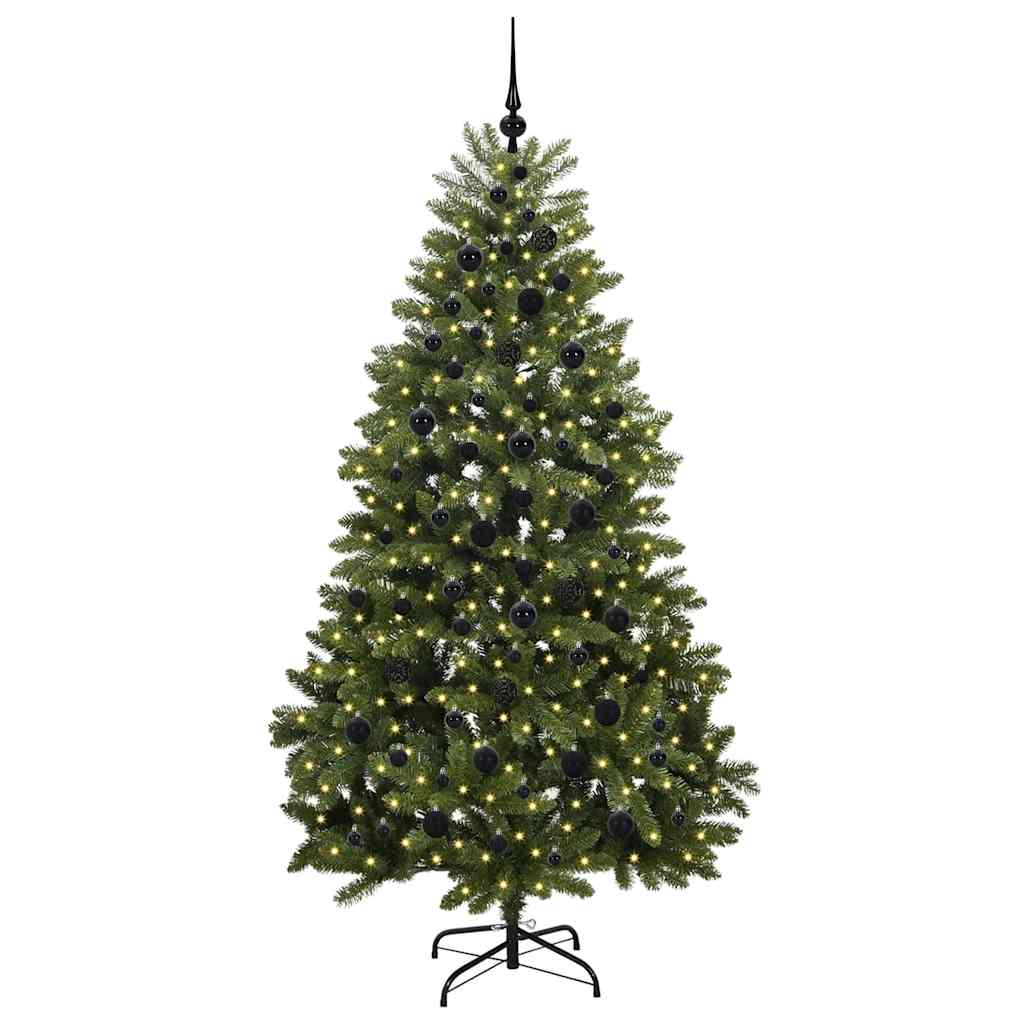 Artificial Christmas Tree Green 210 cm PVC and Metal