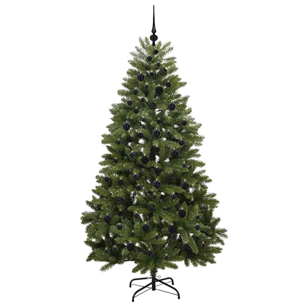 Artificial Christmas Tree Green 210 cm PVC and Metal