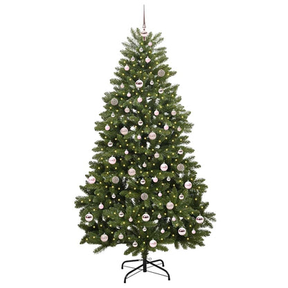 Artificial Christmas Tree Green 210 cm PVC and Metal