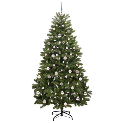 Artificial Christmas Tree Green 210 cm PVC and Metal