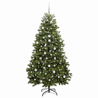 Artificial Christmas Tree Green 210 cm PVC and Metal