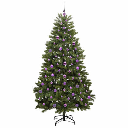 Artificial Christmas Tree Green 210 cm PVC and Metal