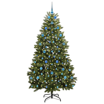 Artificial Christmas Tree Green 210 cm PVC and Metal